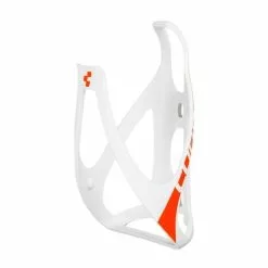 Cube Flaschenhalter HPP Matt White´n´flashred